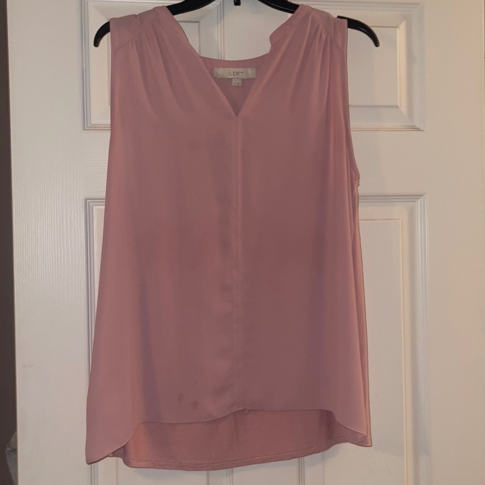 Pink LOFT tank Size M